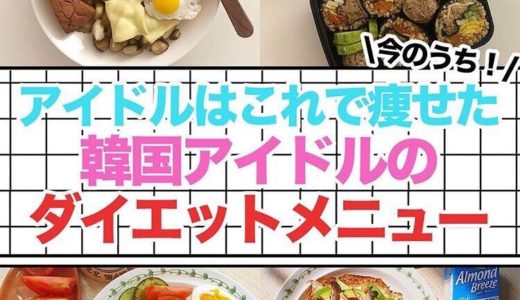 夏間近！超ストイックな韓国アイドル・女優のダイエット方法を紹介！